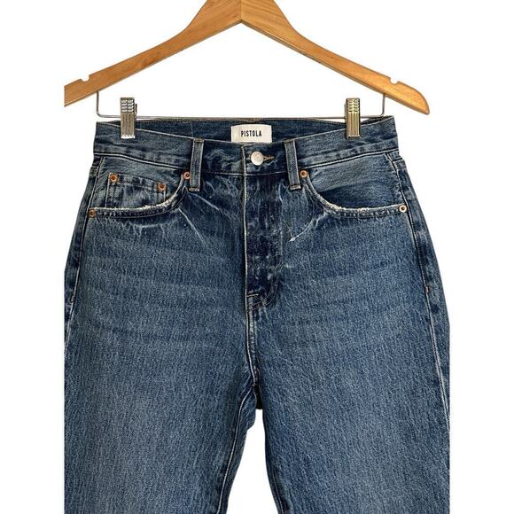 Pistola Women's Keaton High Rise Slim Straight Leg Denim Jeans Size 26 Blue NWT - Picture 4 of 8